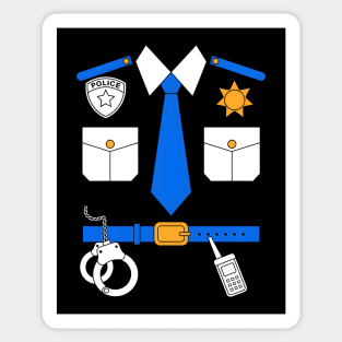 police uniform Sticker